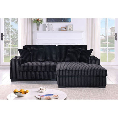 Comfy II 2pcs (Black) Sectional
