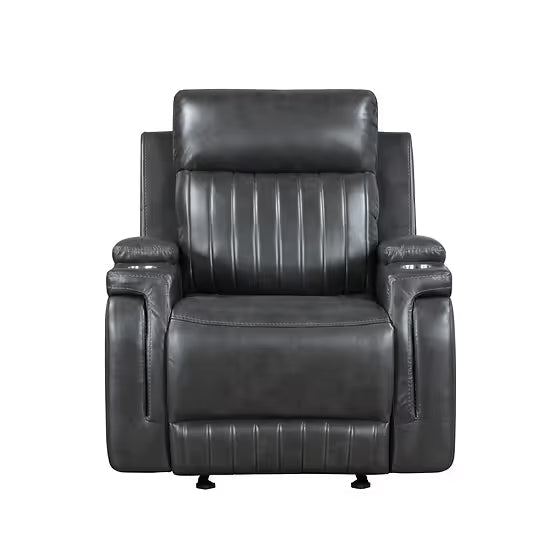 Ethan (Dark Grey) Reclining Living Room Set