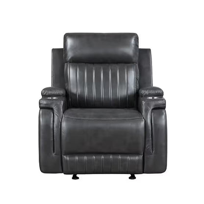 Ethan (Dark Grey) Reclining Living Room Set