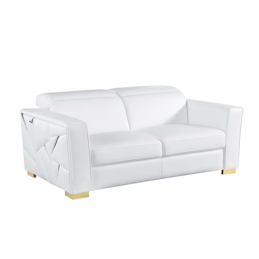 Astra Reclining Living Room Set (White)