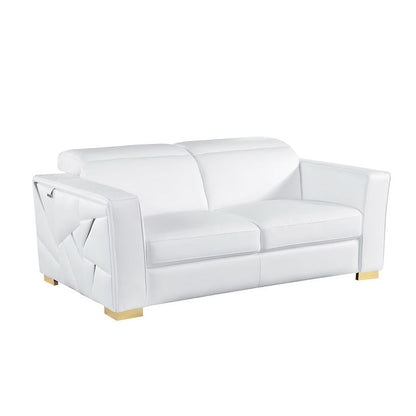 Astra Reclining Living Room Set (White)