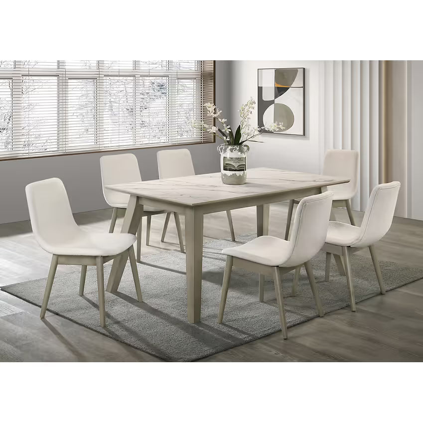 Dorri Dining Set (Grey Oak)