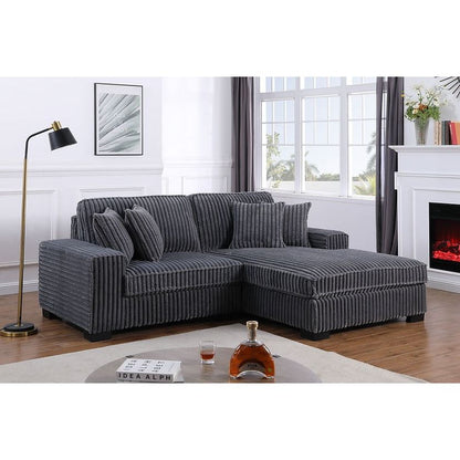 Comfy II 2pcs (Grey) Sectional