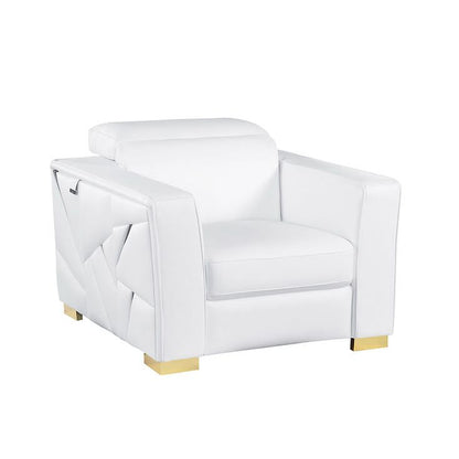 Astra Reclining Living Room Set (White)