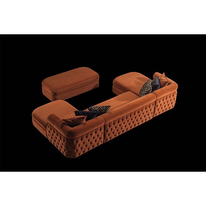 Brooklyn Sectional (Orange)