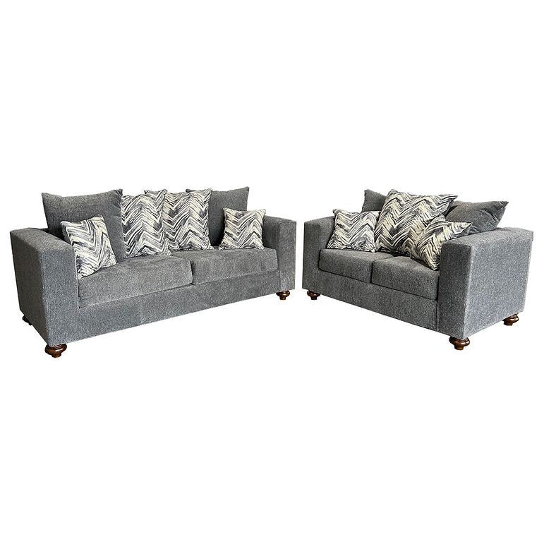 Zander S&L (Grey) Living Room Set