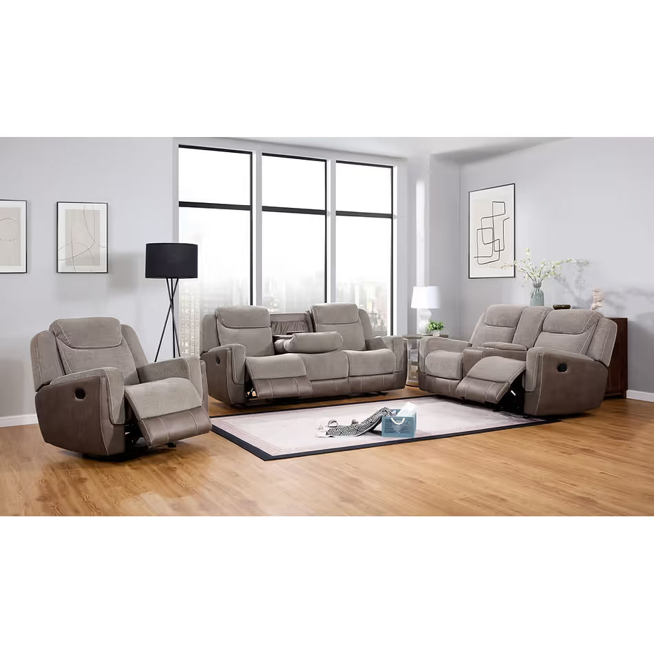 Nisa (Brown) Reclining Living Room Set
