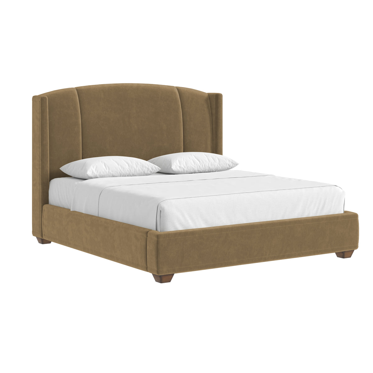 Harbor QN Uph Bed-Camel