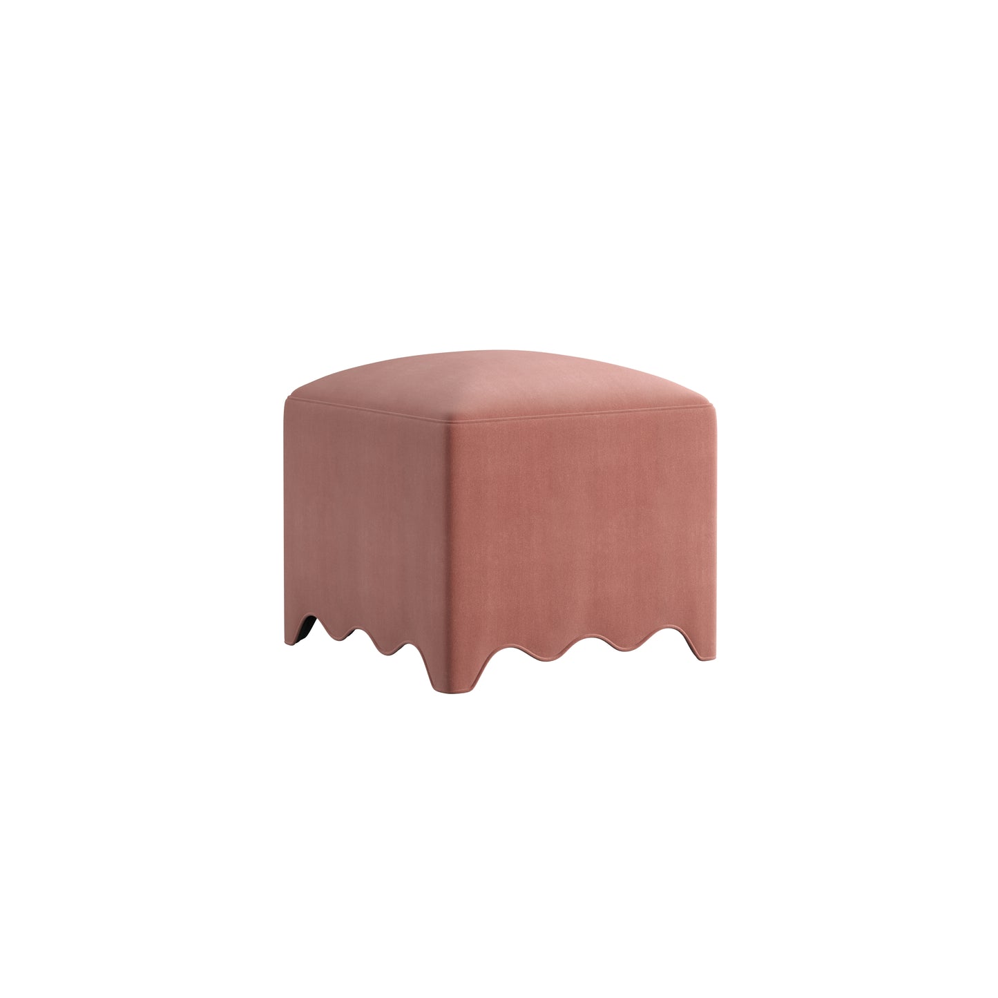 Lowry Ottoman-Dusty Rose