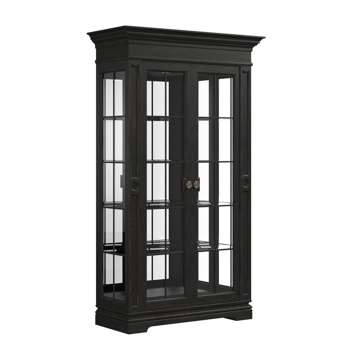 ATRIUM GLASS 2DR CABINET