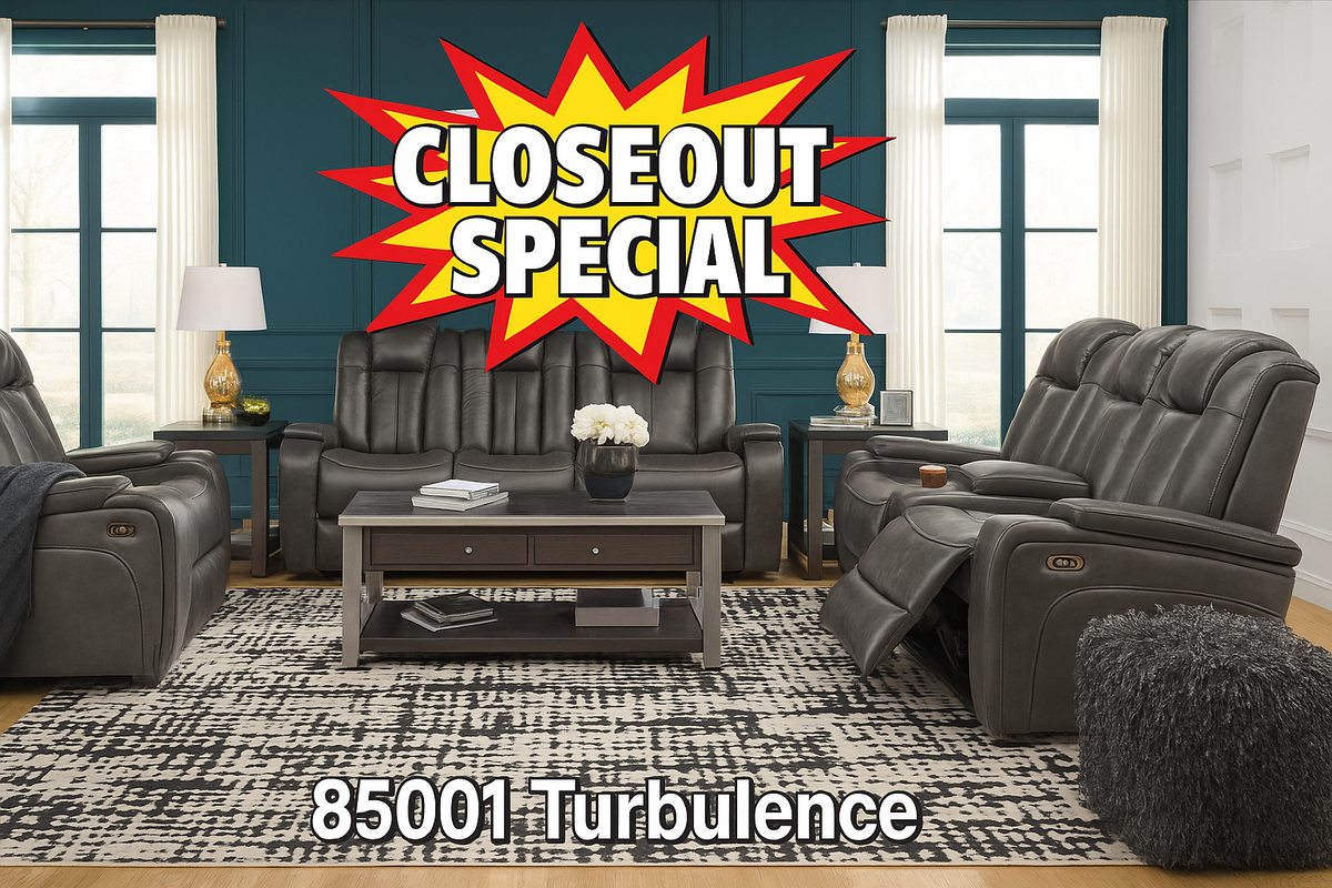 Turbulance Reclining Living Room Set
