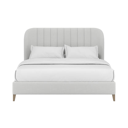 Dante Queen Wide Channel Uph Bed-Cloud