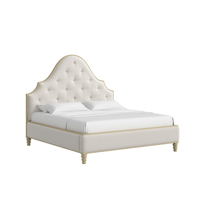 Haven QN Uph Bed-Sundrch Oak