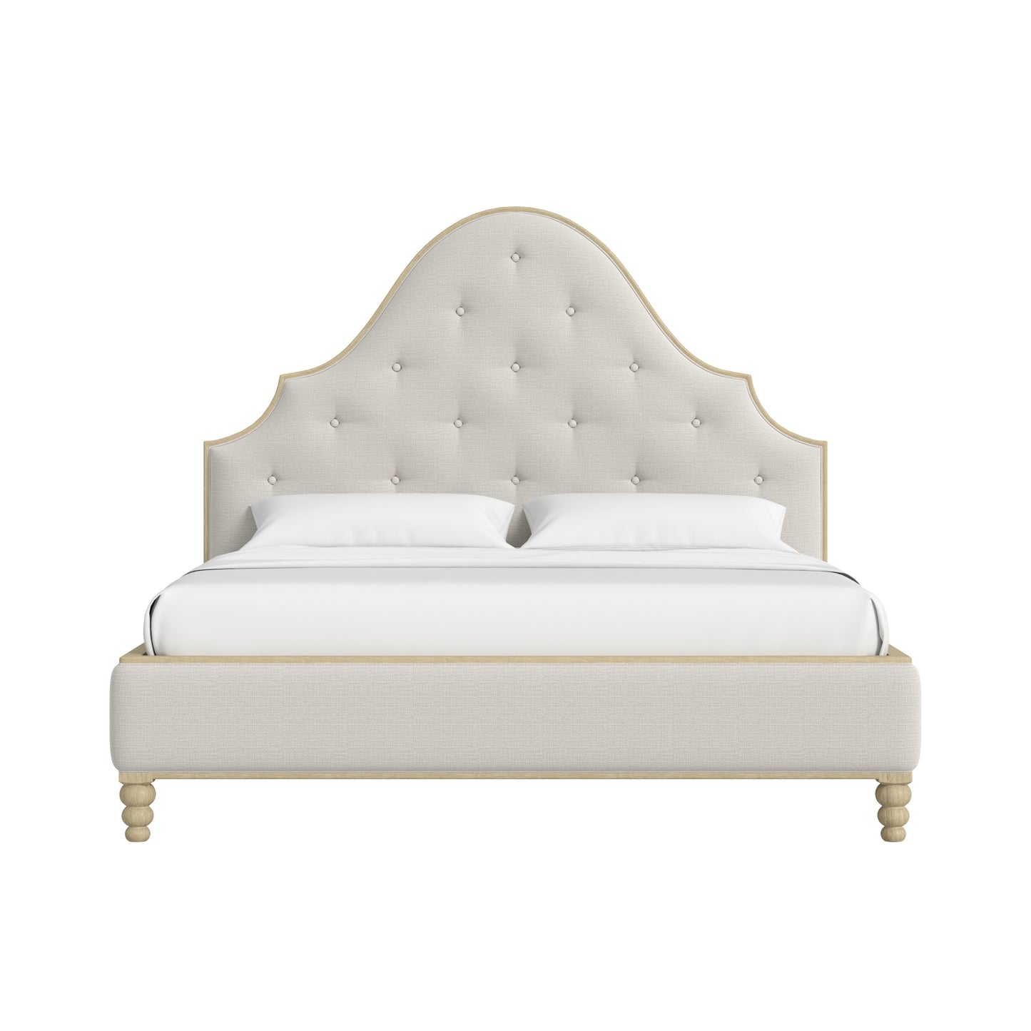Haven QN Uph Bed-Sundrch Oak