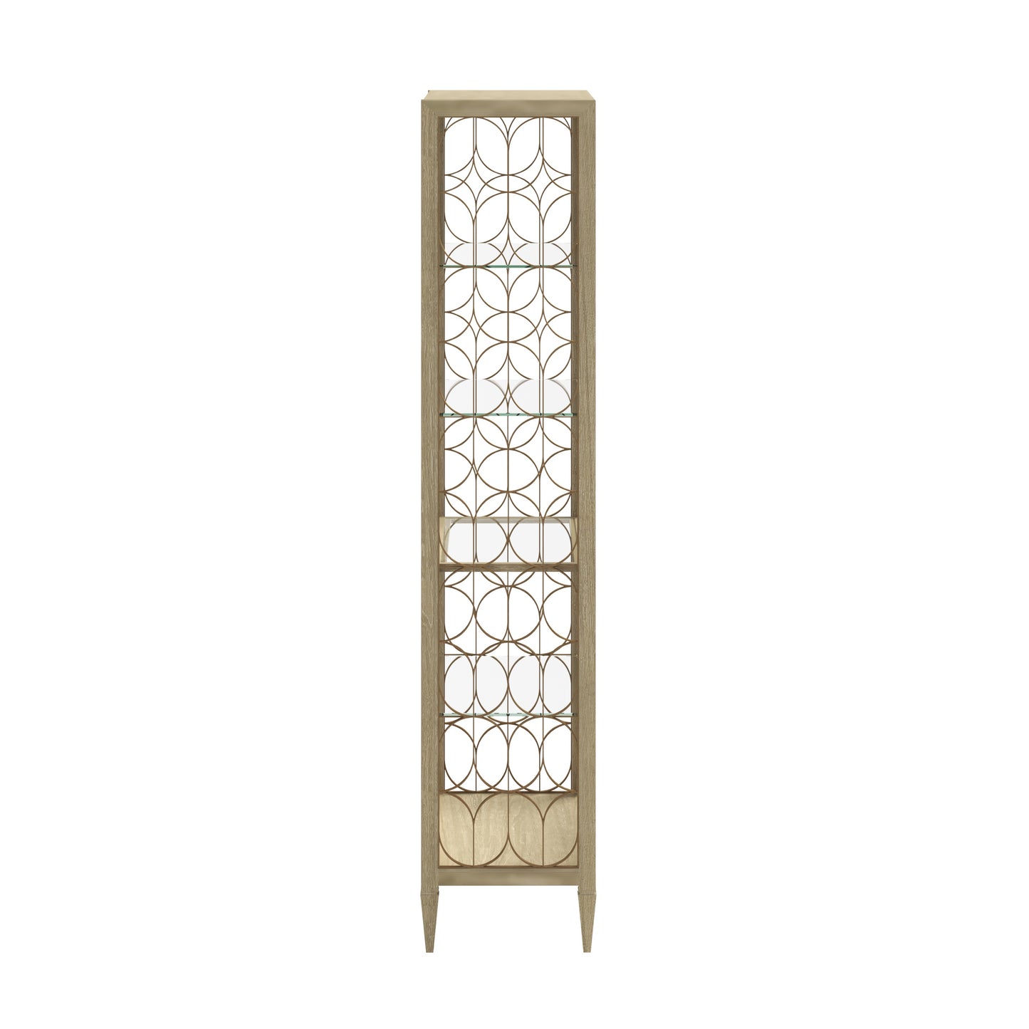 Eave Etagere/Bookcase-Sundrench Oak