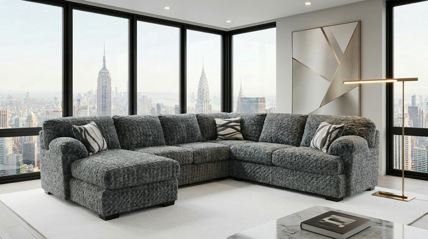 Westwood (Gunmetal) Sectional