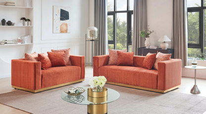 Alisha (Rust) Living Room Set