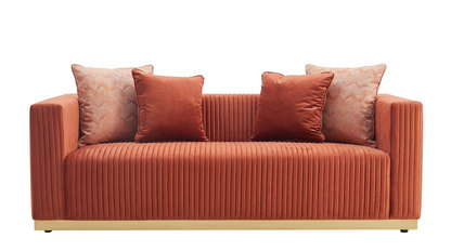 Alisha (Rust) Living Room Set