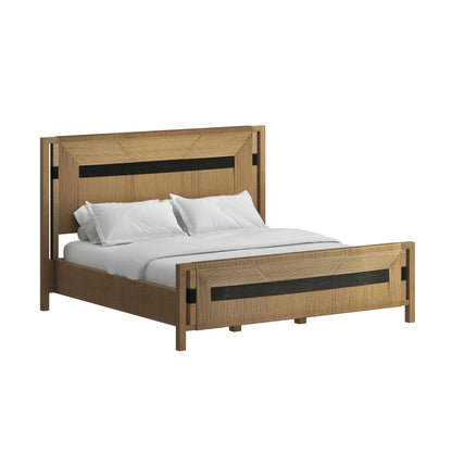Loft King Woven Panel Bed