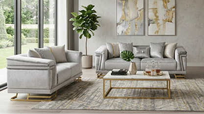 Amalfi (Grey) Living Room Set