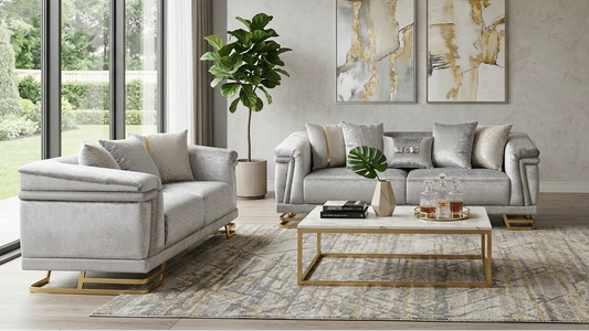 Amalfi (Grey) Living Room Set