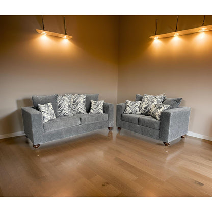 Zander S&L (Grey) Living Room Set