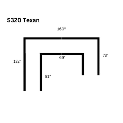 Texan (Chocolate) Sectional