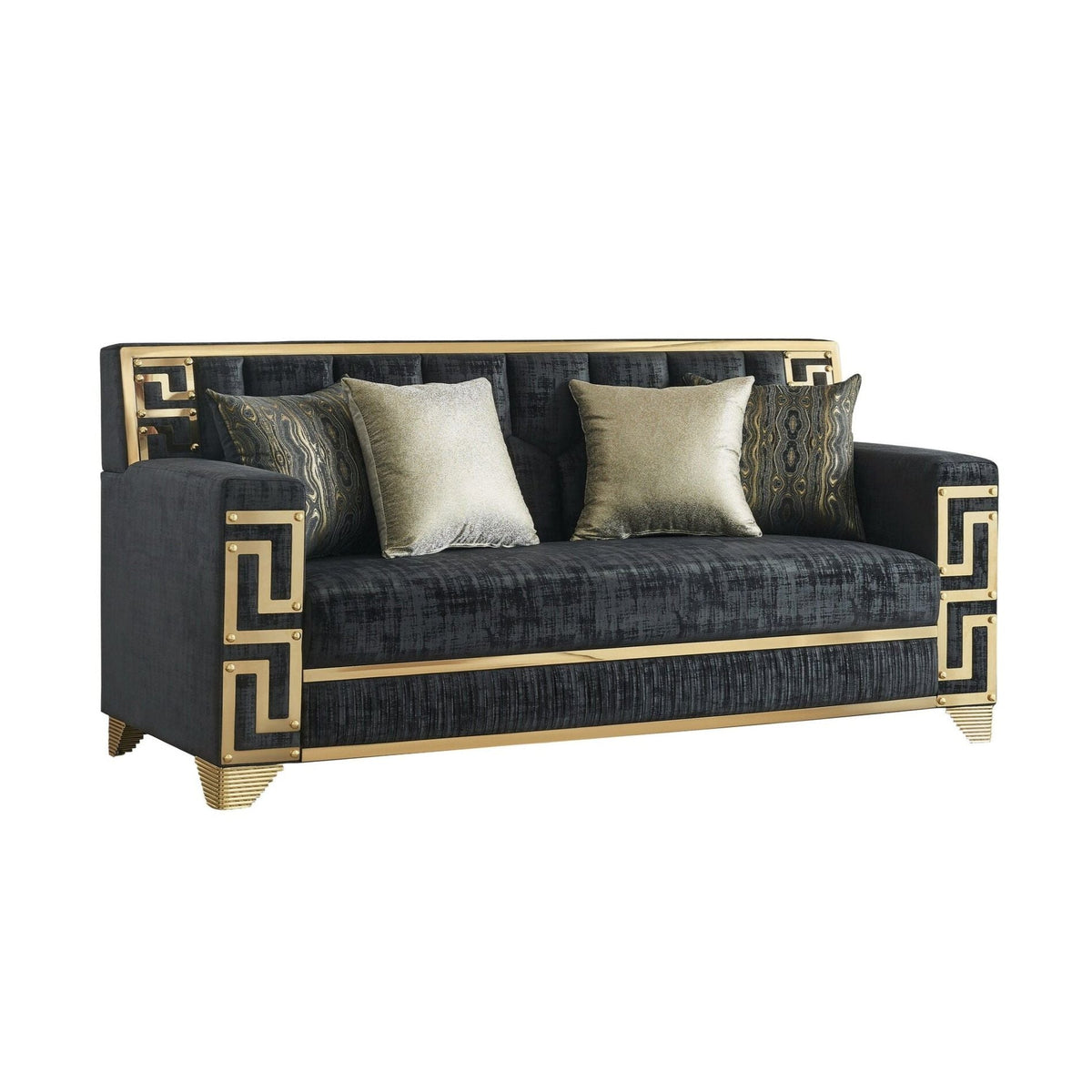Hira (Black) Living Room Set