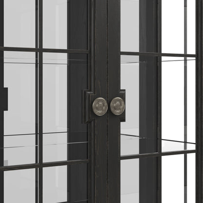 ATRIUM GLASS 2DR CABINET