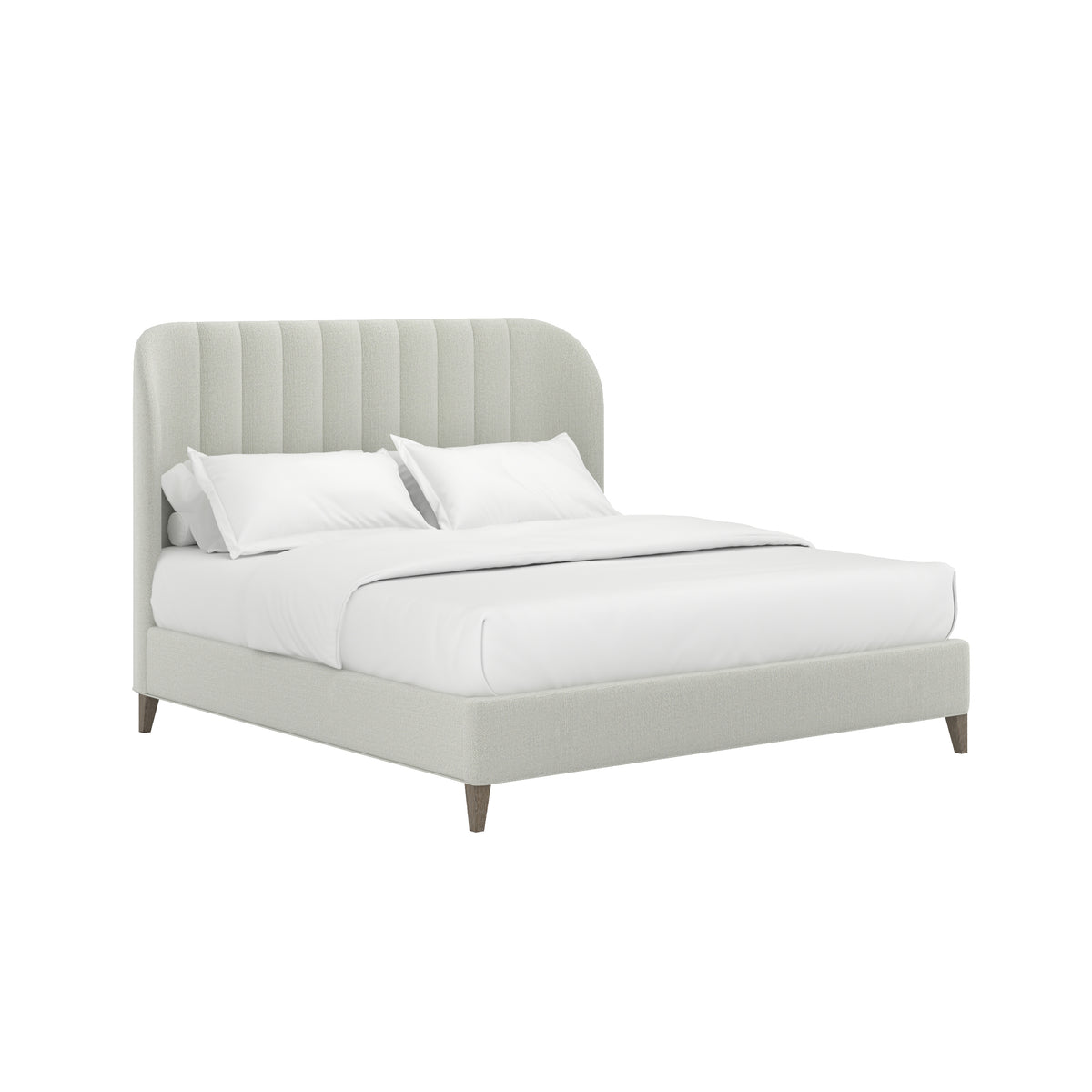 Dante King Wide Chn Uph Bed-Cloud