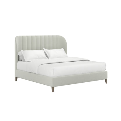 Dante King Wide Chn Uph Bed-Cloud