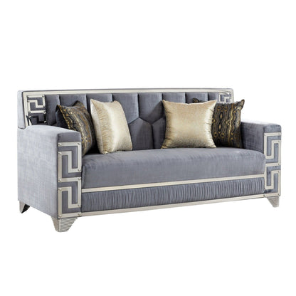 Hira (Grey) Living Room Set