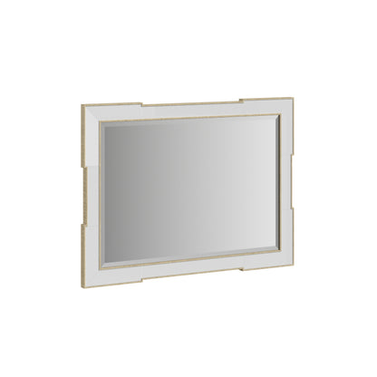 Eave Accent Mirror-Milk