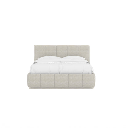 Ashlar King Uph Panel Bed