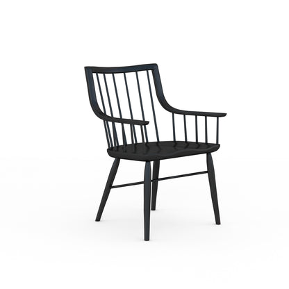Frame Windsor Arm Chair-Accent Black